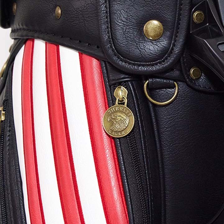 シェリフ SFE-003CB イーグルシリーズ キャディバッグ ブラック 9.5型 3.8kg カート型 100本限定 SHERIFF EAGLE SERIES BLACK 即納_画像8