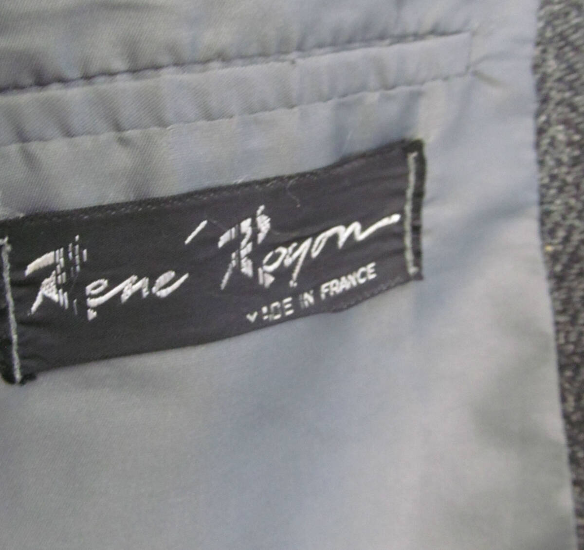 フランス製 RENE ROYON テーラードジャケット ブレザー F76_画像4