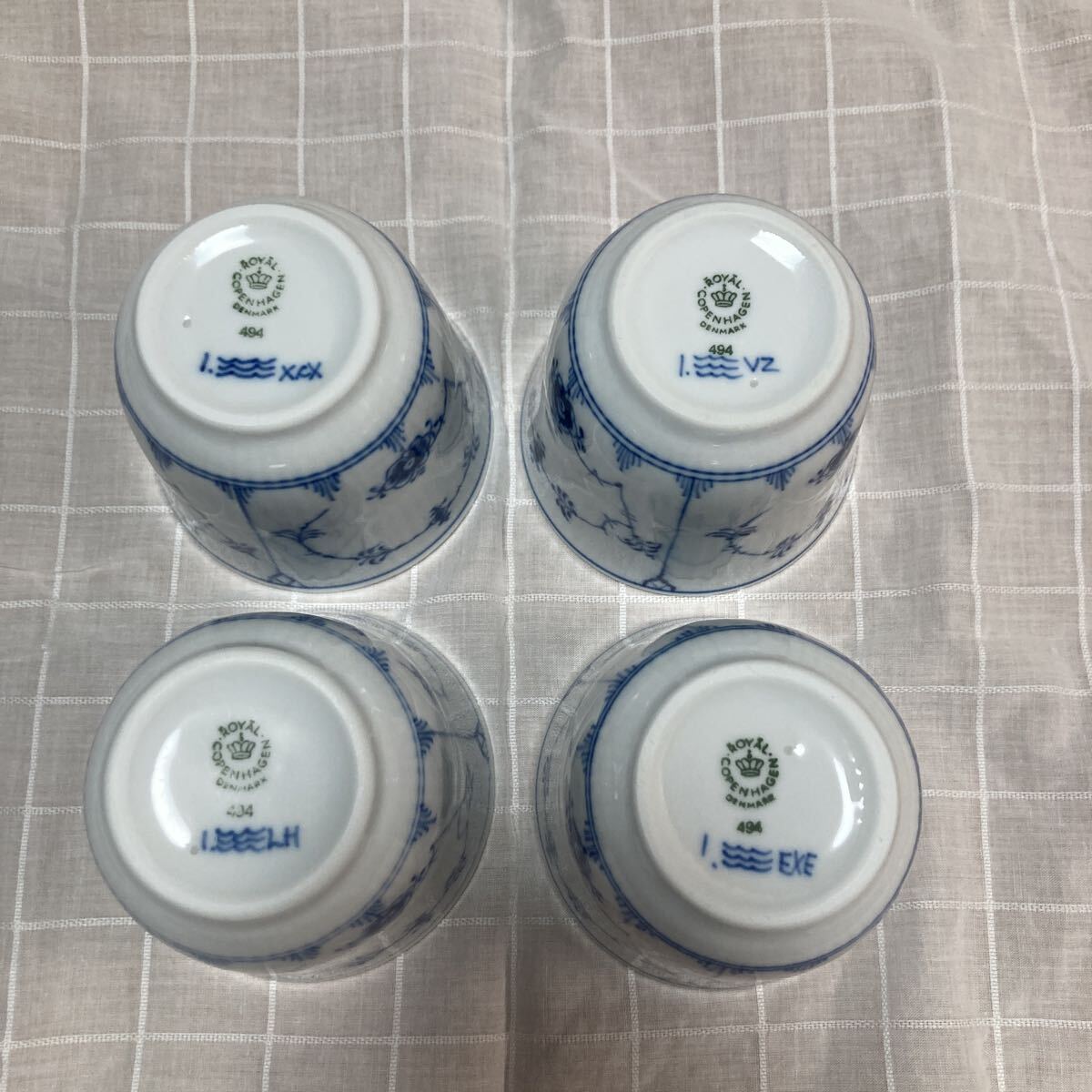 ロイヤルコペンハーゲン　ダブルウォール　カップ　４つ　セット_画像6