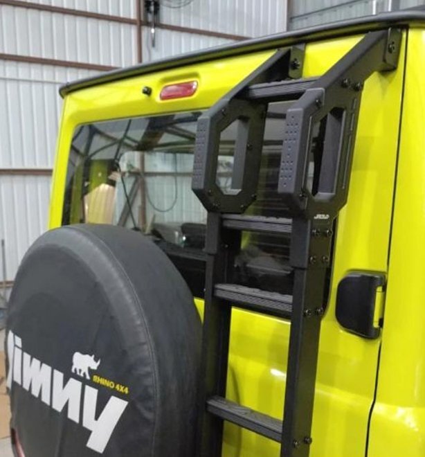 19-25年スズキジムニーJB 74尾梯子尾門タラップ後尾門貨物梯子ジムニー棚に適用_画像2