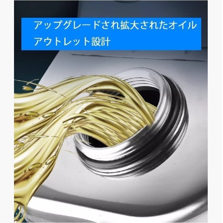 10L新品です SUS201 ガソリン攜行缶 燈油タンク ポータブル燃料タンク 軽量耐久 ステンレス 防錆 防爆 持ち運び便利