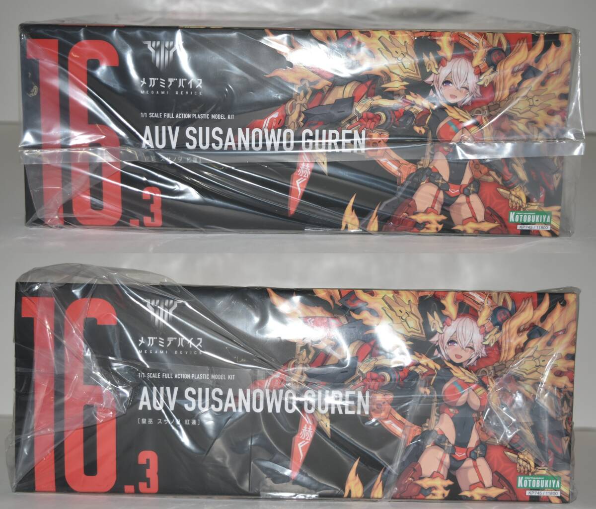 34Mdd 【未開封品】 メガミデバイス 皇巫 スサノヲ 紅蓮 AUV SUSANOWO GUREN プラモデル プラモ _画像4
