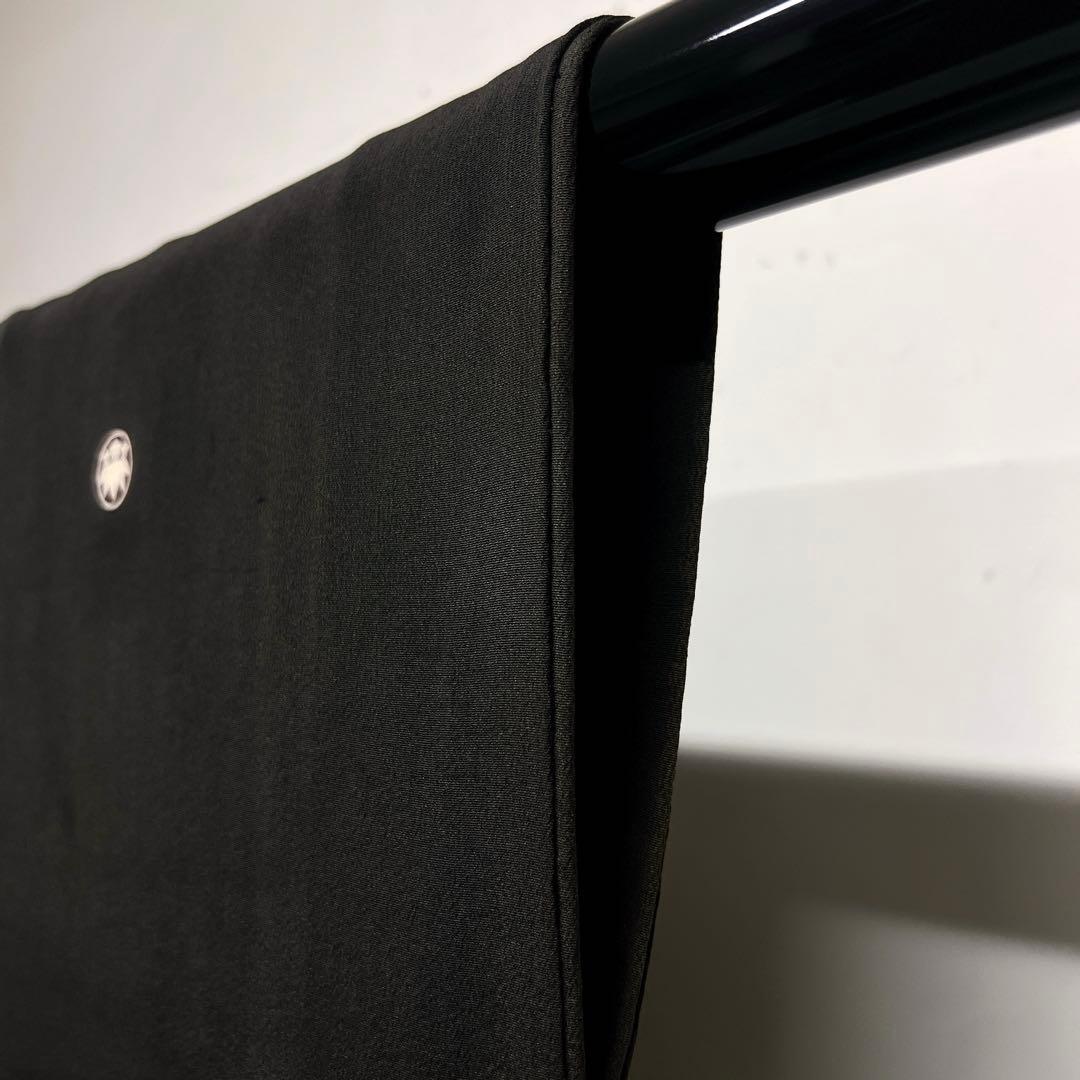 黒留袖　アンティーク　五つ紋　相良刺繍　刺繍　鶴　松竹梅　着物　104tz_画像10