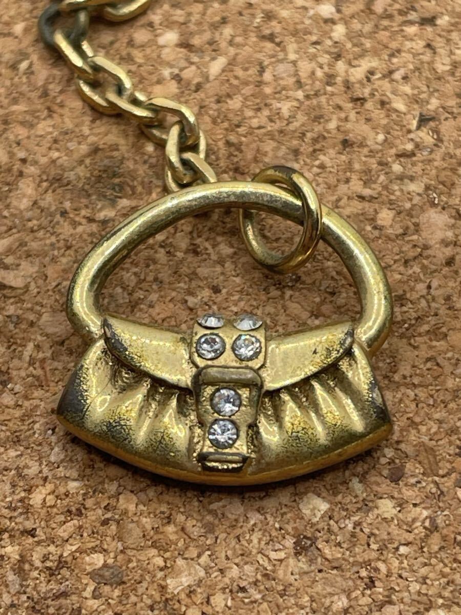 CELINE セリーヌ バック柄 ネックレス アクセサリー ジュエリー ヴィンテージ アンティーク ゴールドカラー_画像3