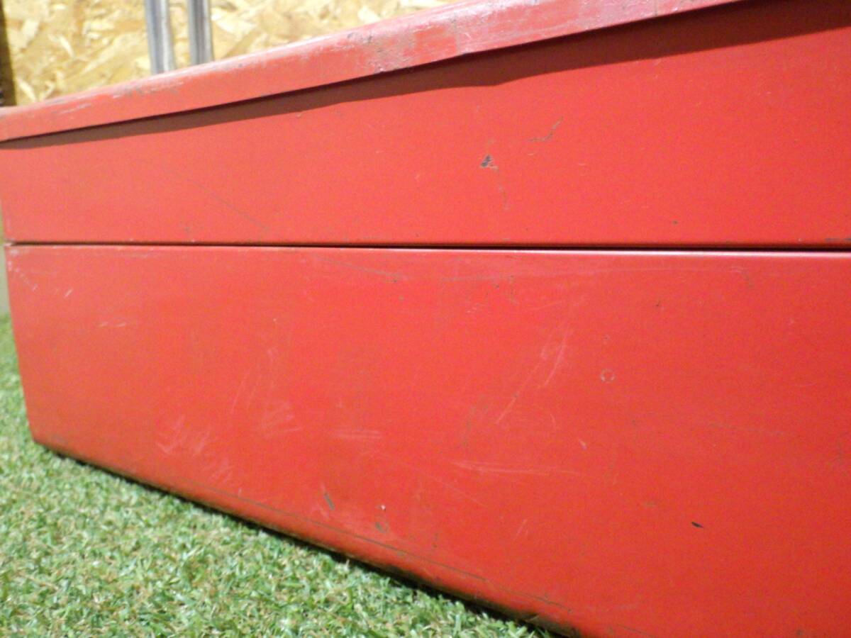 KTC ящик для инструментов ящик для инструментов инструмент inserting переносной красный царапина . загрязнения есть б/у товар 251013