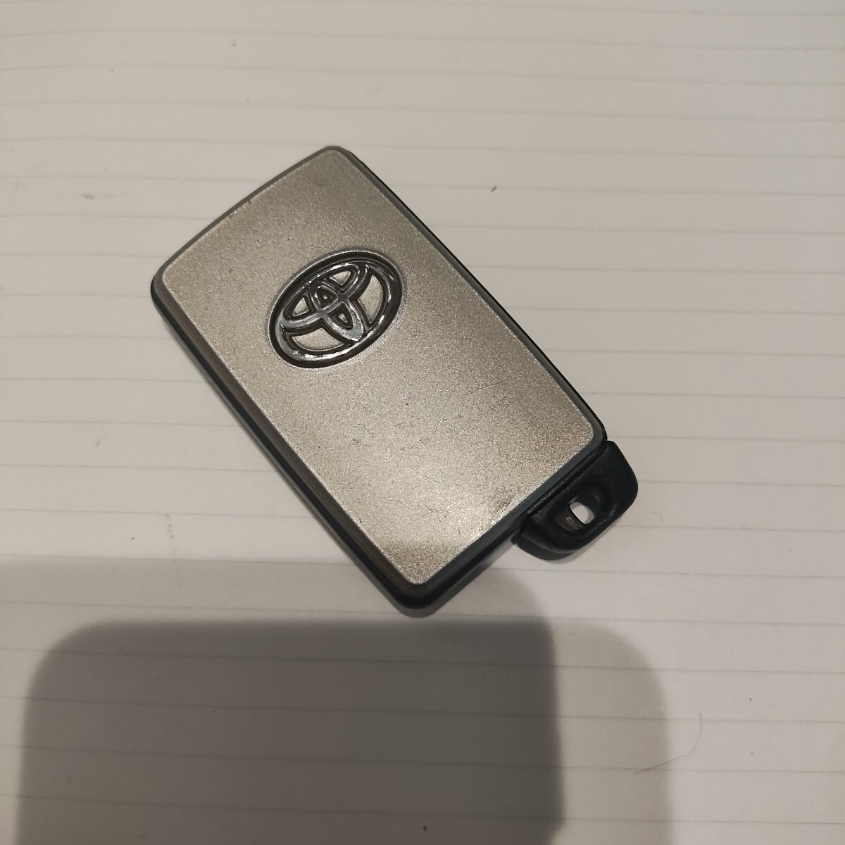 初期化済 未登録 トヨタスマートキー 再登録可 20ヴェルファイア 271451-0500 4ボタン アルファード エスティマ 純正　_画像2