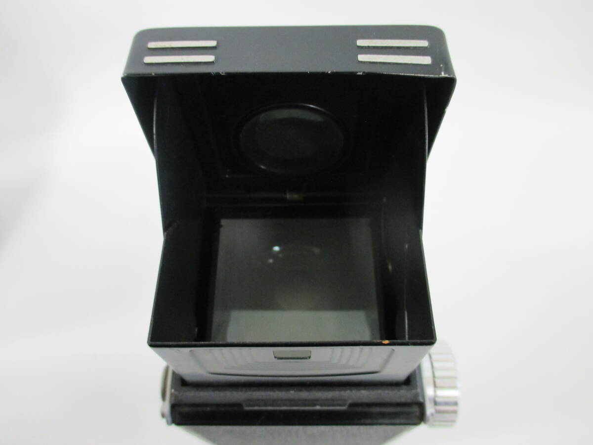 10-076 RICOHFLEX リコーフレックス 二眼レフカメラ CITIZEN-MXV レザーケース付き 動作未確認_画像10