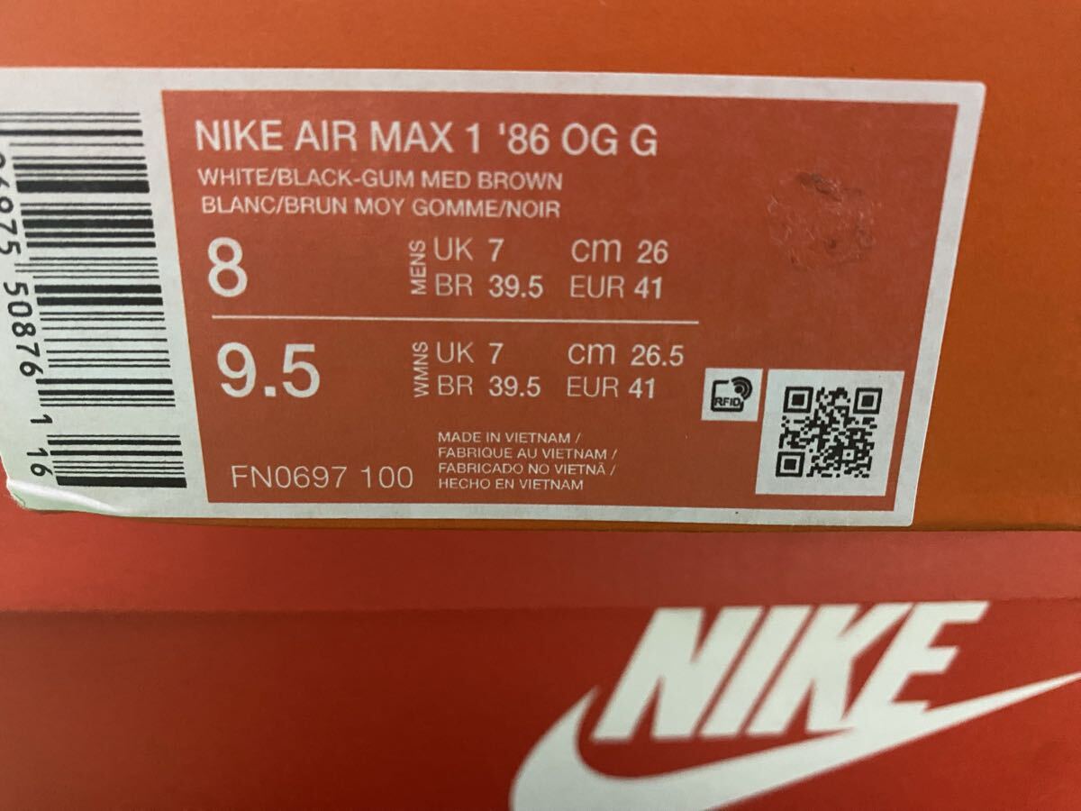NIKE AIR MAX1’86 OG G ゴルフシューズ_画像5