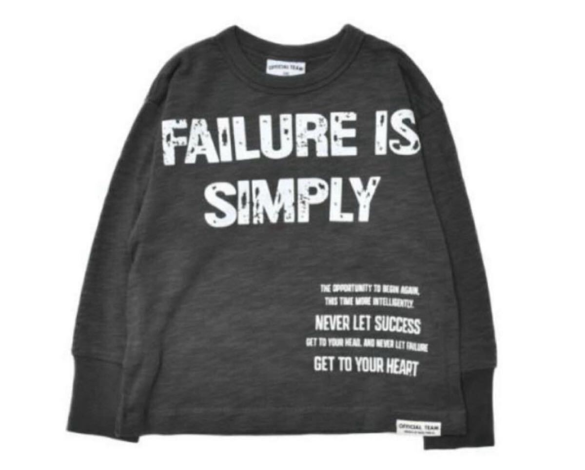 ラスト1点です〜新作☆オフィシャルチームスラブ天竺 両面ロゴTシャツ1225103チャコールグレー 140㎝_画像4