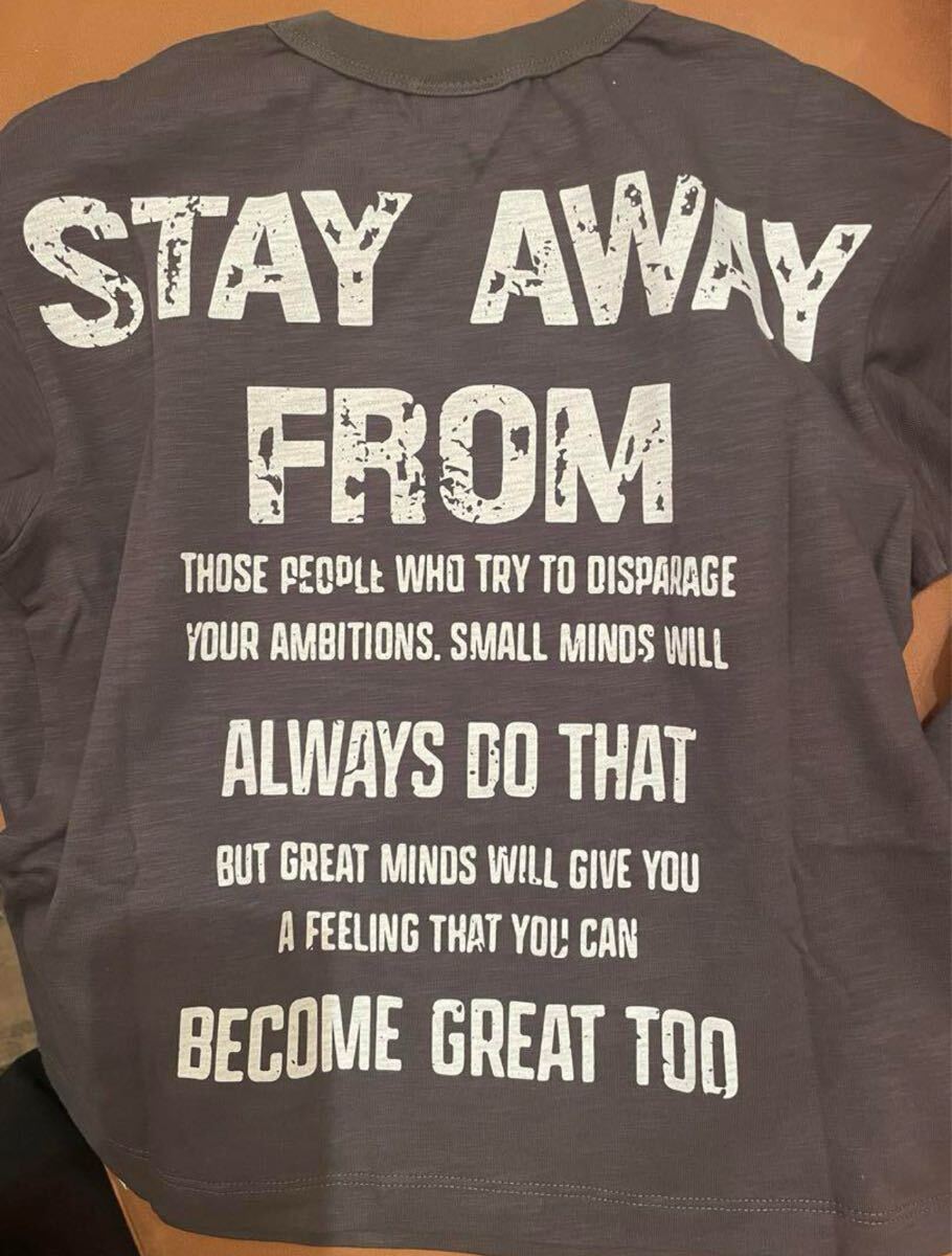 ラスト1点です〜新作☆オフィシャルチームスラブ天竺 両面ロゴTシャツ1225103チャコールグレー 140㎝_画像3