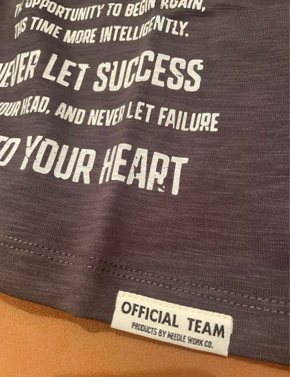 ラスト1点です〜新作☆オフィシャルチームスラブ天竺 両面ロゴTシャツ1225103チャコールグレー 140㎝_画像2