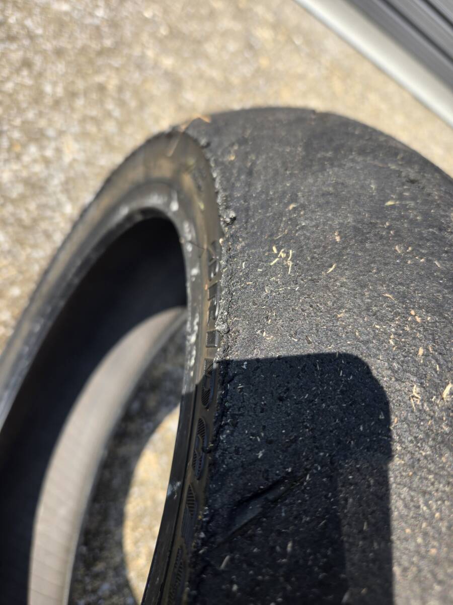 中古 ブリヂストン バトラックス BATTLAX RACING R11 前後セット 120/600R17 180/640R17 2023年_画像8