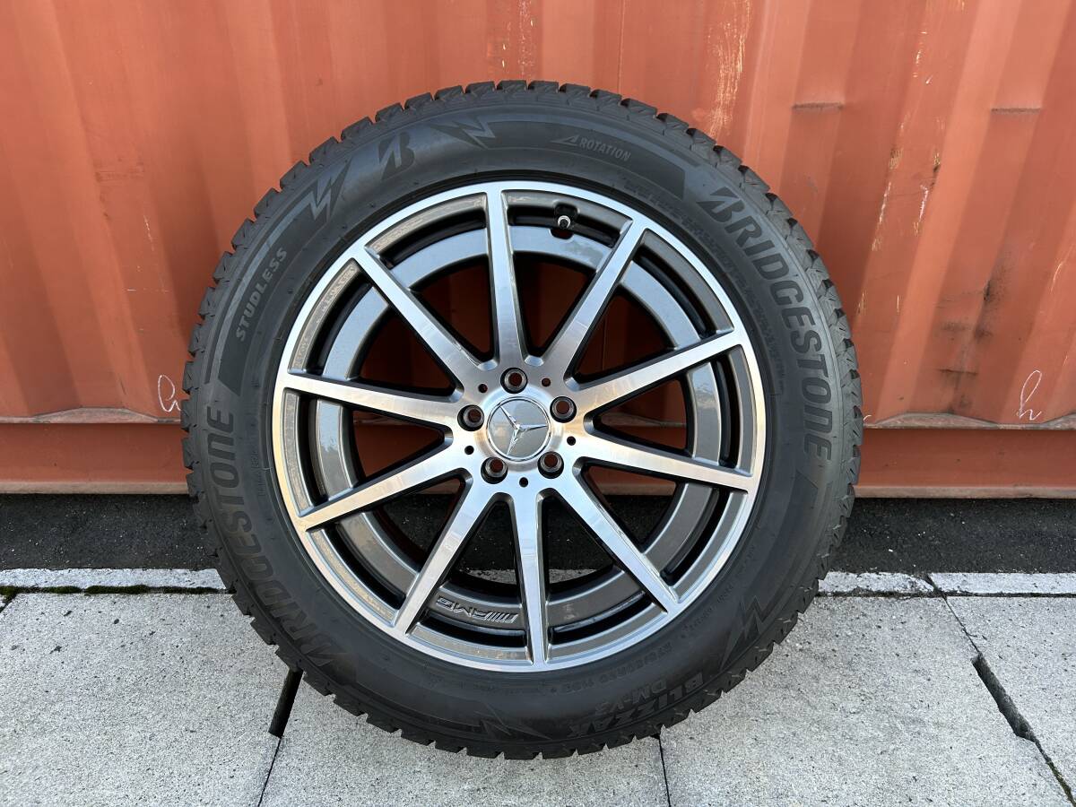 21年製 W167 X167 スタッドレス ブリザック 純正ホイール４本セット 275/50R20 GLE GLS 20インチ 空気圧センサー付 インボイス領収書発行可_画像4
