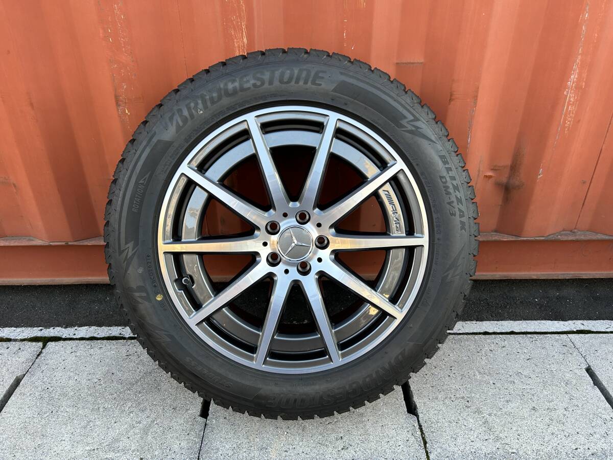 21年製 W167 X167 スタッドレス ブリザック 純正ホイール４本セット 275/50R20 GLE GLS 20インチ 空気圧センサー付 インボイス領収書発行可_画像2