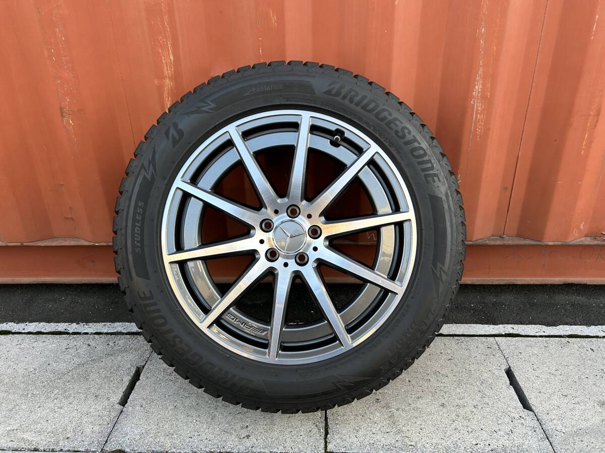 21年製 W167 X167 スタッドレス ブリザック 純正ホイール４本セット 275/50R20 GLE GLS 20インチ 空気圧センサー付 インボイス領収書発行可_画像3