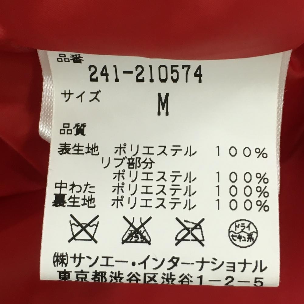 【美品】キャロウェイ 2WAY中綿ジャケット レッド バイカラー 袖着脱可 ハーフジップ メンズ M ゴルフウェア Callaway_画像5