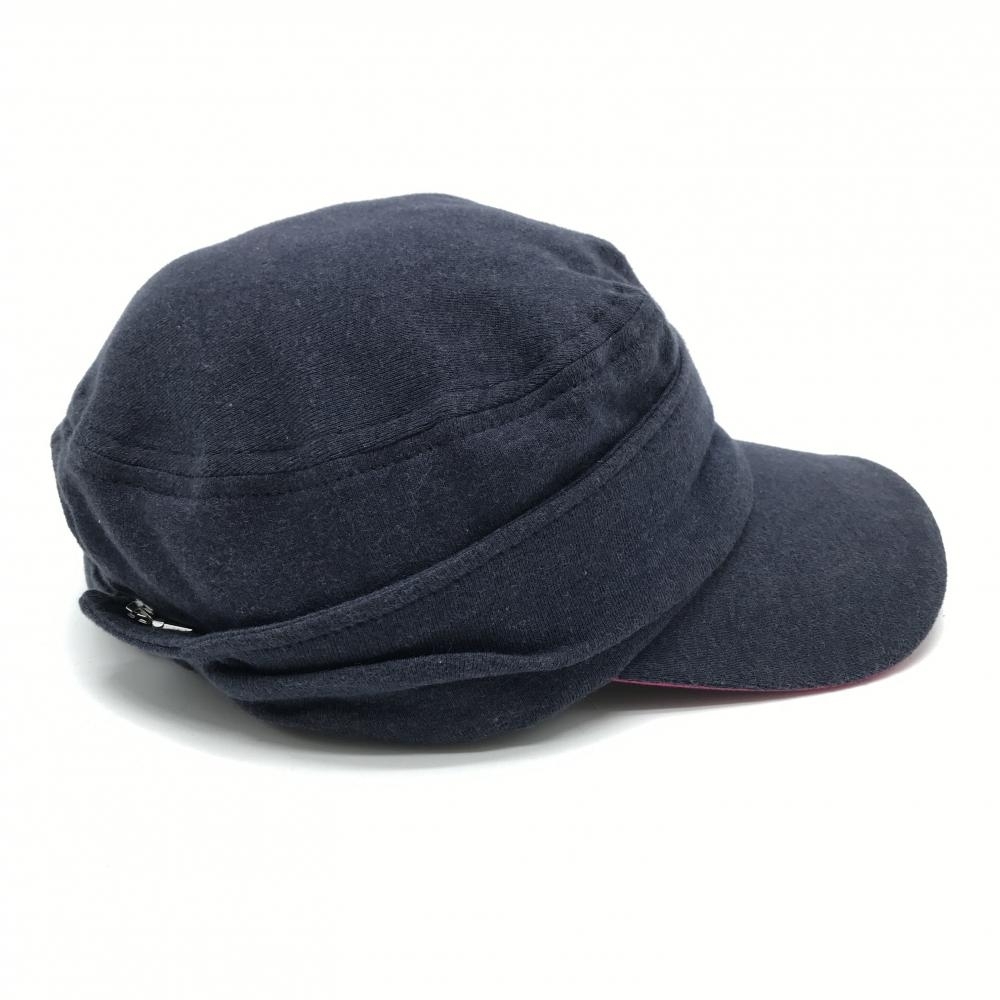 アディダス 2WAYワークキャップ 杢ネイビー ロゴ フリー(56cm-58cm) ゴルフウェア adidas_画像4