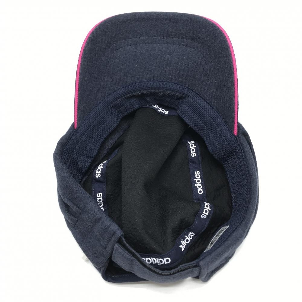 アディダス 2WAYワークキャップ 杢ネイビー ロゴ フリー(56cm-58cm) ゴルフウェア adidas_画像6