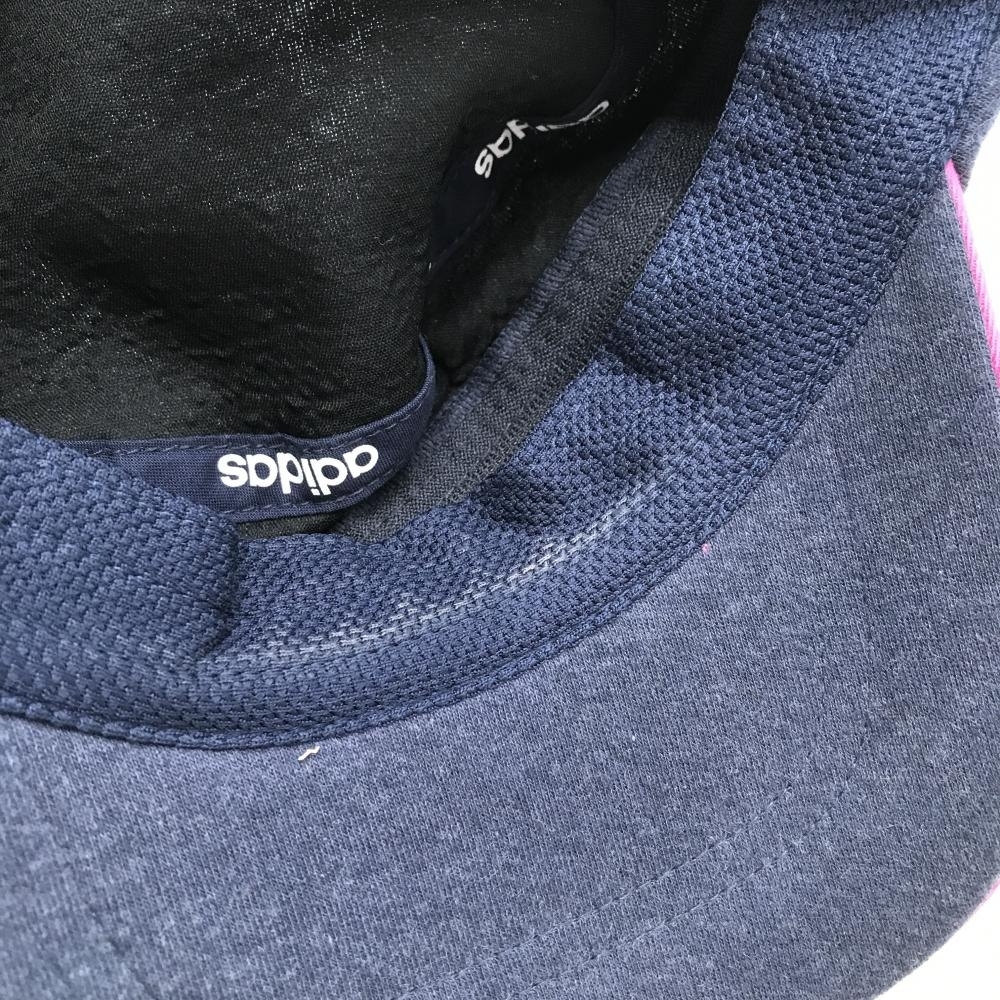 アディダス 2WAYワークキャップ 杢ネイビー ロゴ フリー(56cm-58cm) ゴルフウェア adidas_画像10