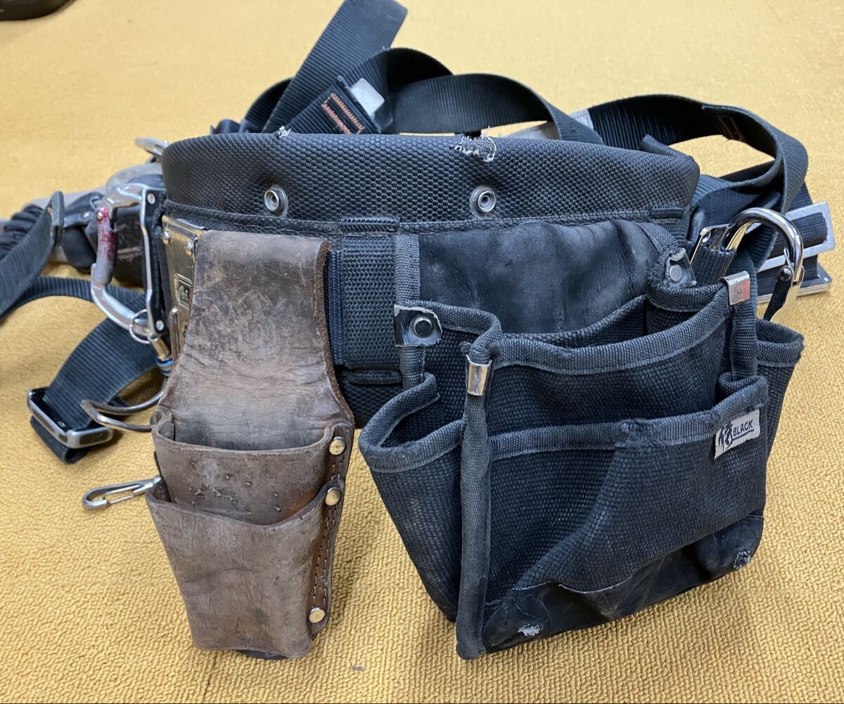 b1641 フルハーネス型墜落制止用器具 高所作業 高所作業者 藤井電工 胴ベルト型安全帯 ツヨロンの画像5