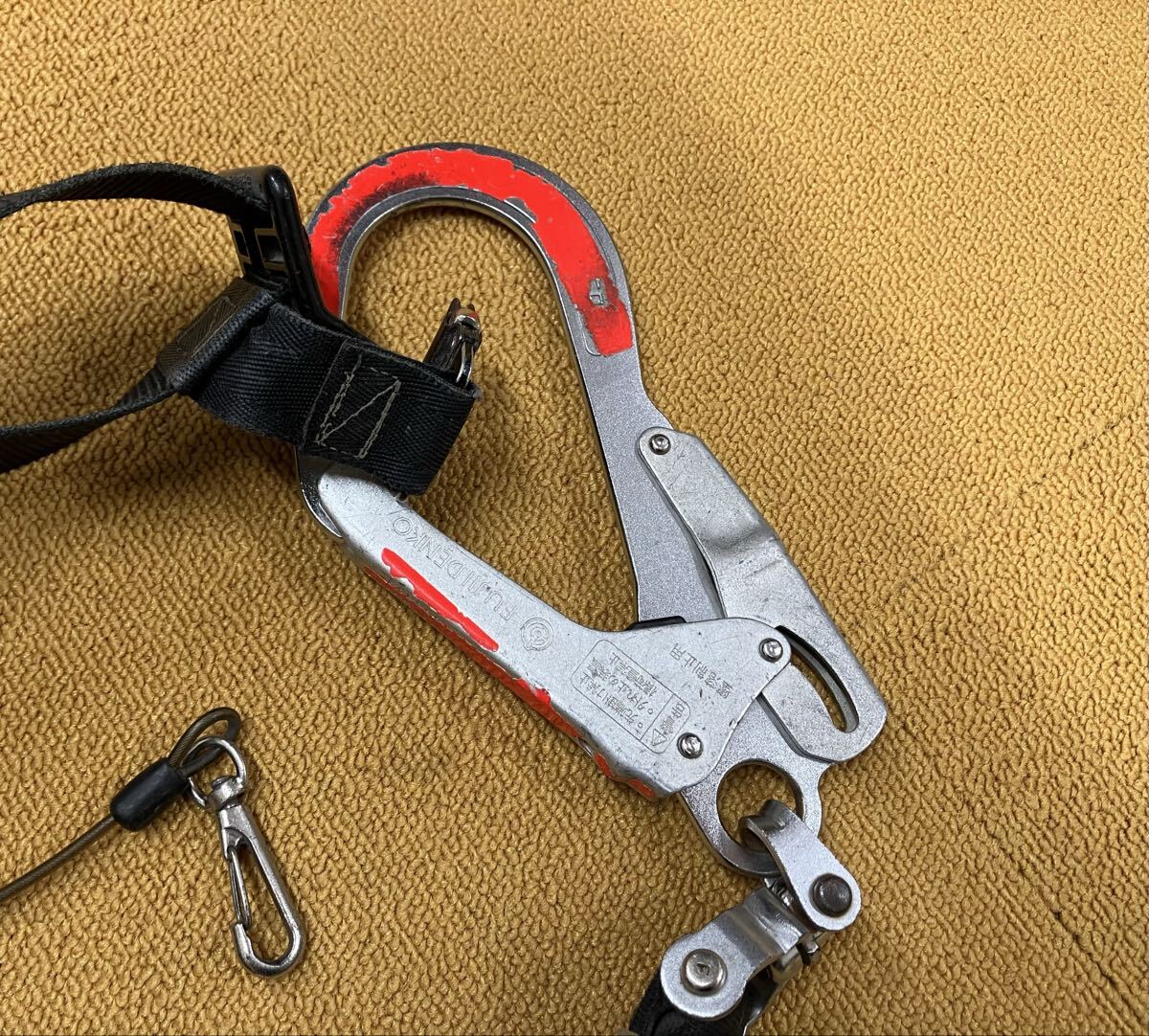 b1641 フルハーネス型墜落制止用器具 高所作業 高所作業者 藤井電工 胴ベルト型安全帯 ツヨロンの画像2