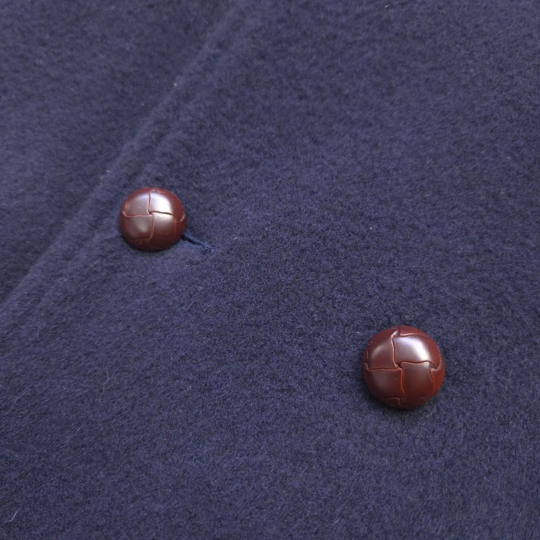 ダントン DANTON アーバンリサーチドアーズ別注 ウールモッサ ロングコート ネイビー 紺 42 L ユニセックス 秋冬_画像3