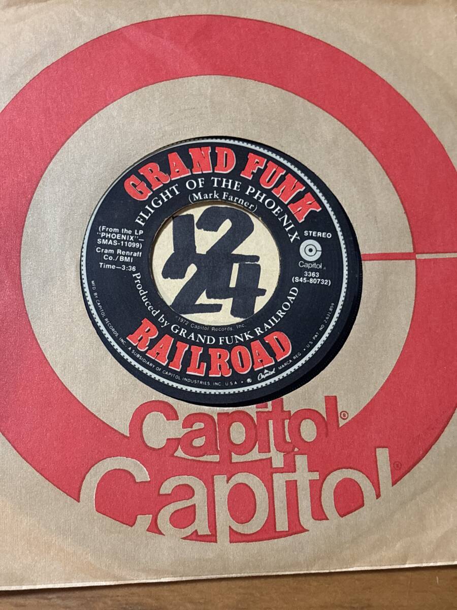 試聴 GRAND FUNK RAILROAD FLIGHT TO THE PHENIX / ROCK’N ROLL SOUL 両面EX+ 1972 _画像1