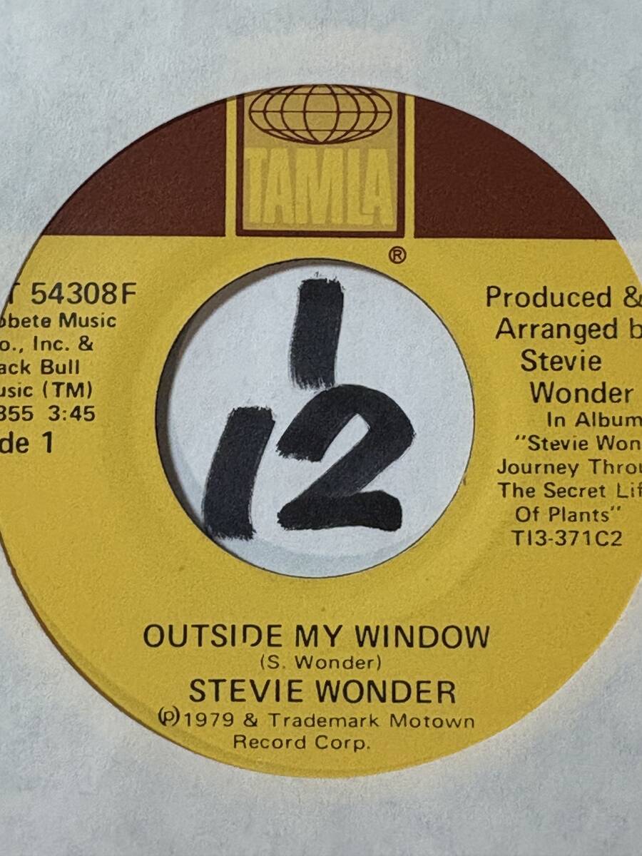STEVIE WONDER OUTSIDE MY WINDOW / SAME OLD STORY 新品 1979 