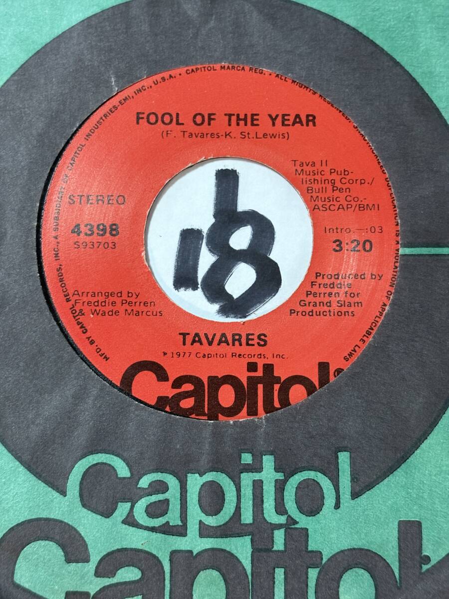 TAVARES WHODUNIT / FOOL OF THE YEAR 新品 1977_画像2