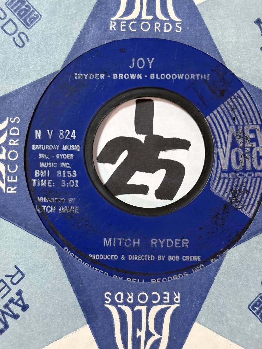 試聴 MITCH RYDER JOY / I’D RATHER GO TO JAIL 両面目立った傷なし _画像2