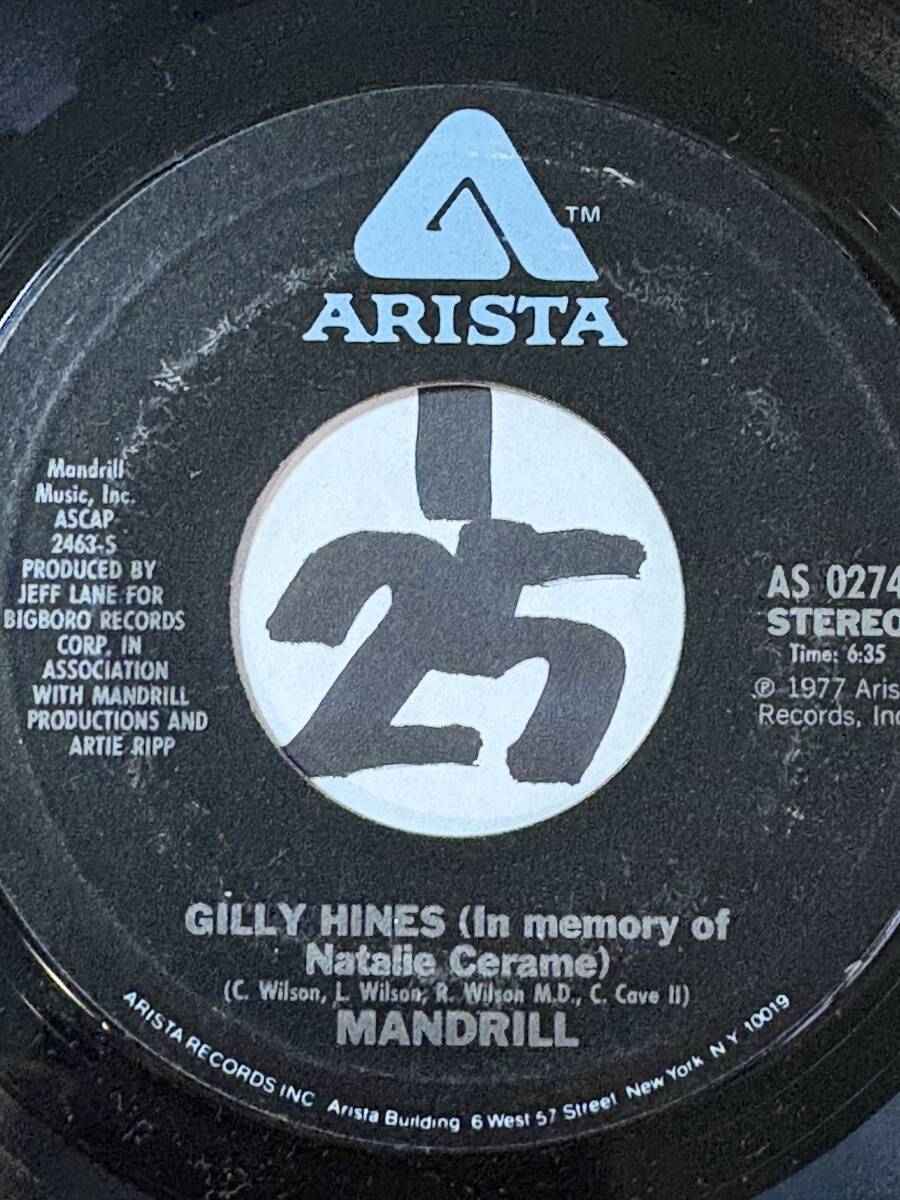 MANDRILL FUNKY MONKEY / GILLY HINES 新品 1977 _画像2