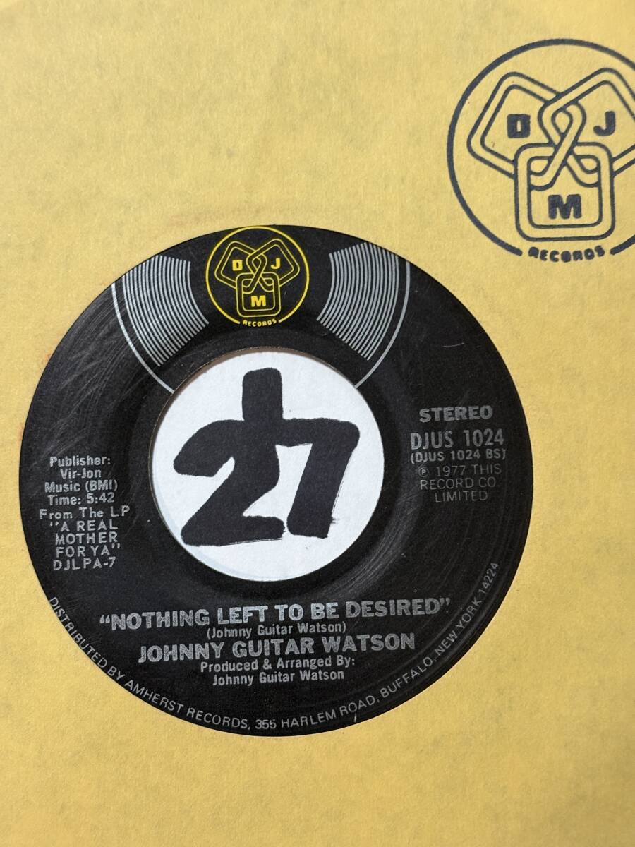 試聴 JOHNNY GUITAR WATSON A REAL MOTHER FOR YA / NOTHING LEFT TO BE DESIRED 新品 Tha Alkaholiks's Likwidationネタ_画像2