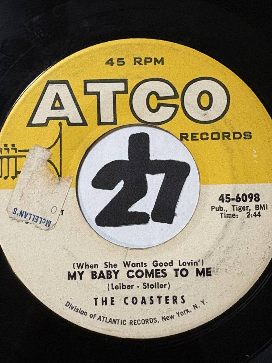 試聴 THE COASTERS IDOL WITH THE GOLDEN HEAD 目立った傷なし/1957 DOO-WOP _画像2