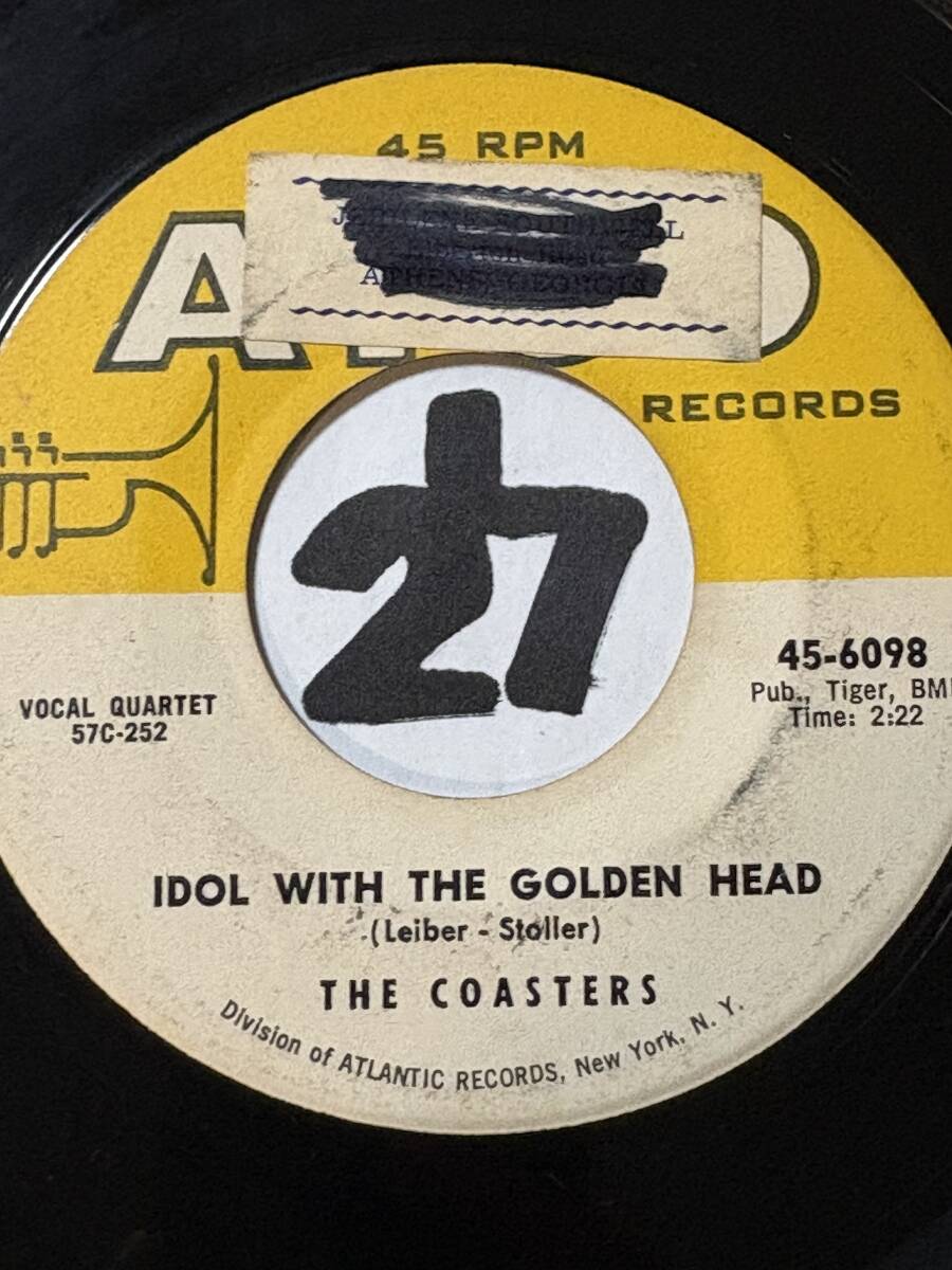 試聴 THE COASTERS IDOL WITH THE GOLDEN HEAD 目立った傷なし/1957 DOO-WOP _画像1