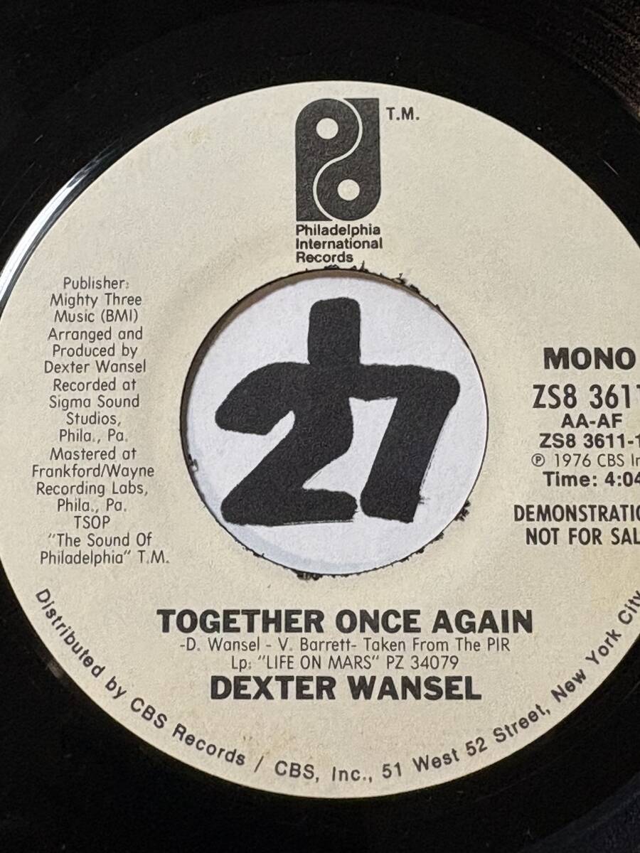 試聴 DEXTER WANSEL TOGETHER ONCE AGAIN 新品 1976 クワイエット・ストーム_画像1