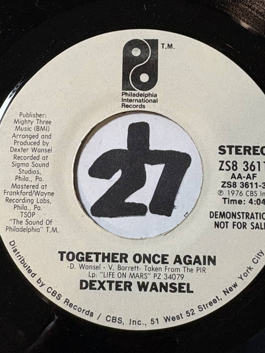試聴 DEXTER WANSEL TOGETHER ONCE AGAIN 新品 1976 クワイエット・ストーム_画像2