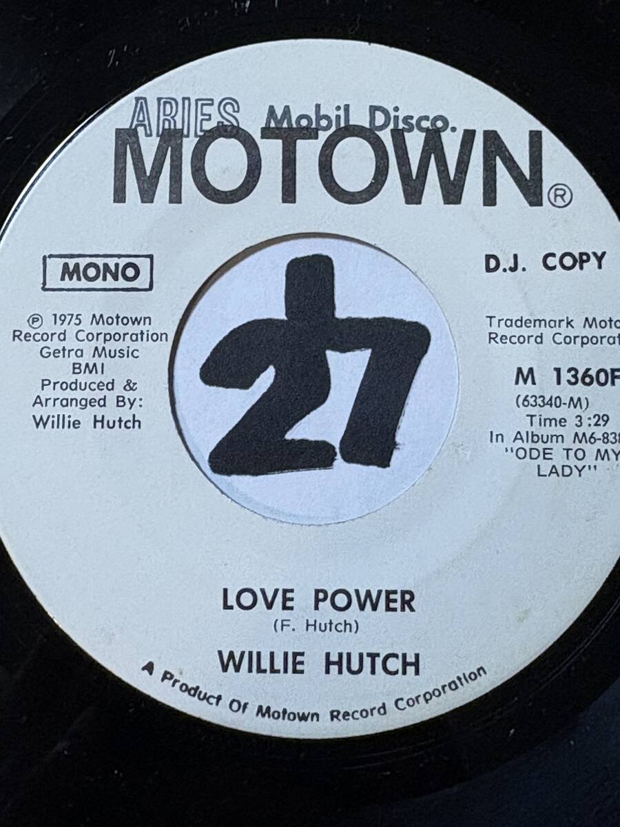 試聴 WILLIE HUTCH LOVE POWER 新品 1975_画像1