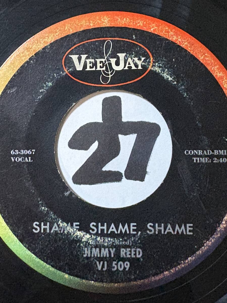試聴 JIMMY REED SHAME, SHAME, SHAME / THERE’LL BE A DAY 両面目立った傷なし_画像1