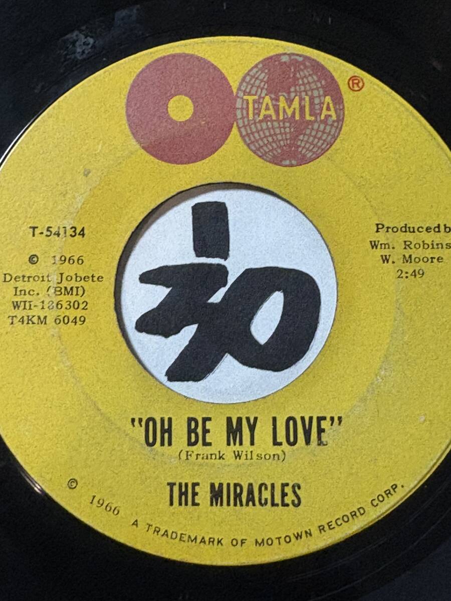 試聴 THE MIRACLES WHOLE LOT OF SHAKIN’ IN MY HEART (SINCE I MET YOU) 両面EX+ 1966 の画像2