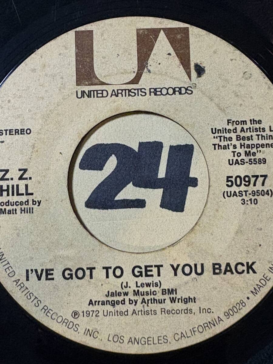 Z.Z. HILL YOUR LOVE MAKES ME FEEL GOOD 両面目立った傷なし 1972 _画像2