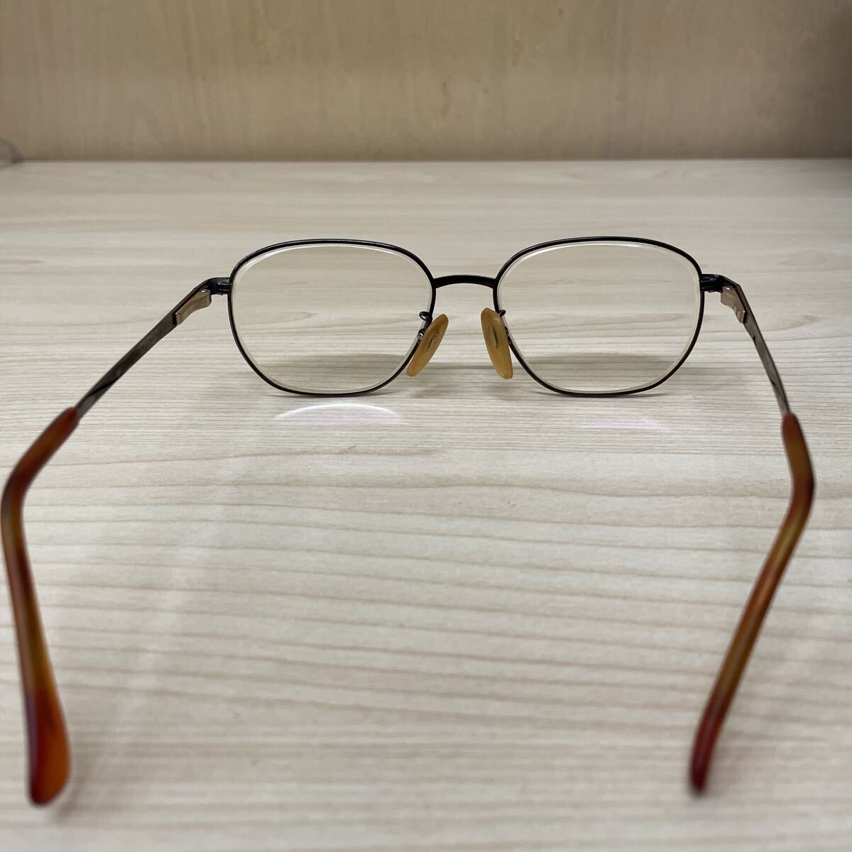 中古 度入り 眼鏡 メガネ SEIKO セイコー ELIOT EL-0880 52□16 140 TITAN Ti-P チタンP フレームJAPAN フルリム チタンフレーム レトロ _画像2