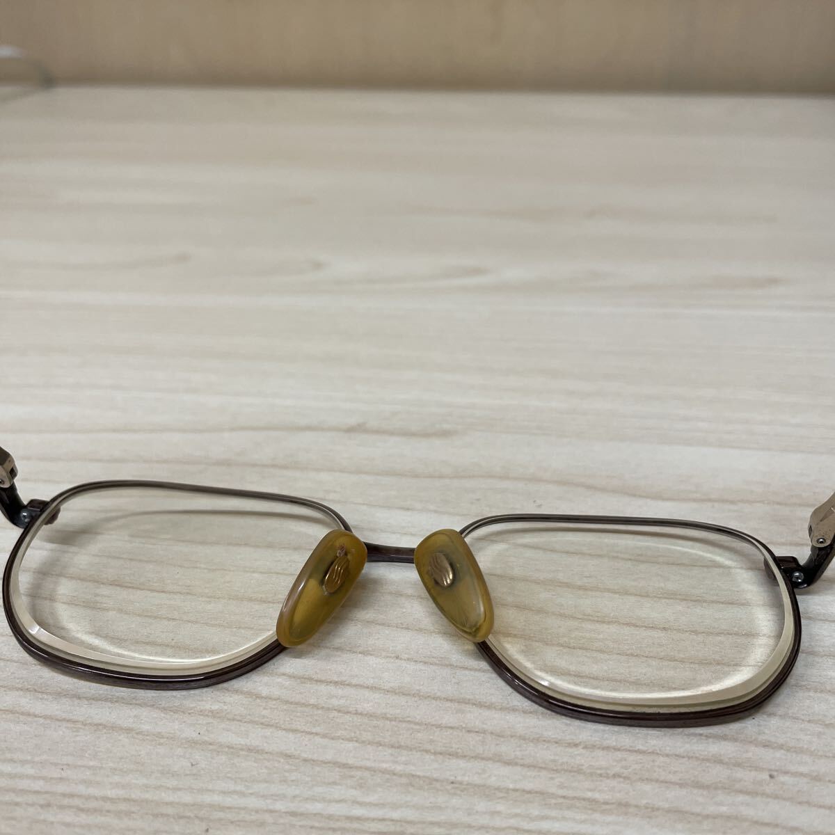 中古 度入り 眼鏡 メガネ SEIKO セイコー ELIOT EL-0880 52□16 140 TITAN Ti-P チタンP フレームJAPAN フルリム チタンフレーム レトロ _画像3