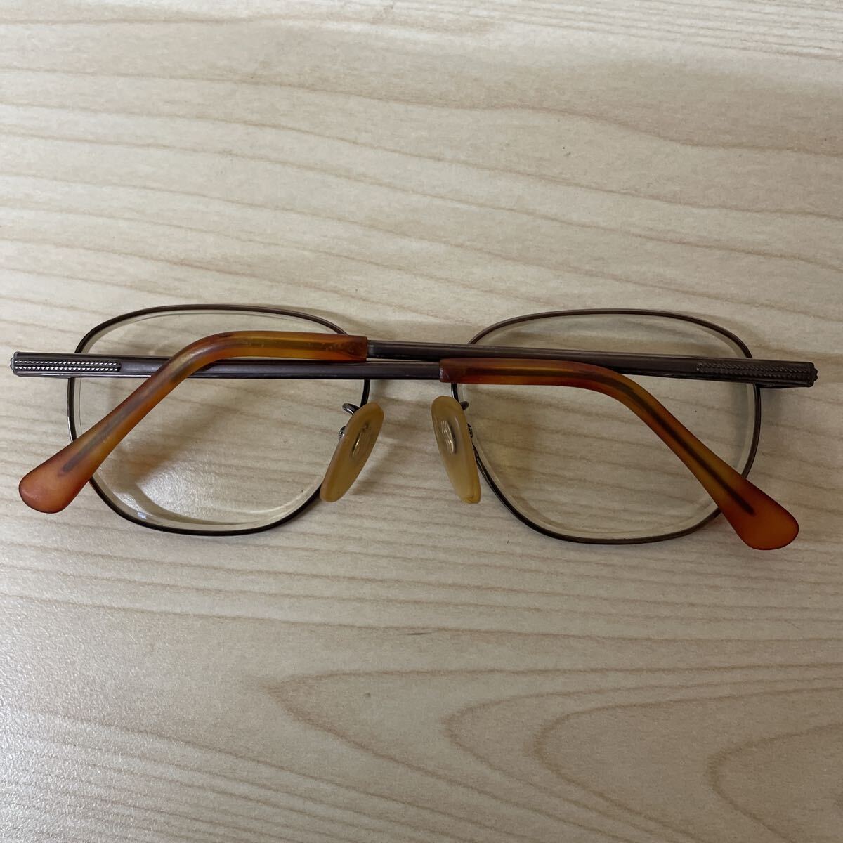 中古 度入り 眼鏡 メガネ SEIKO セイコー ELIOT EL-0880 52□16 140 TITAN Ti-P チタンP フレームJAPAN フルリム チタンフレーム レトロ _画像5