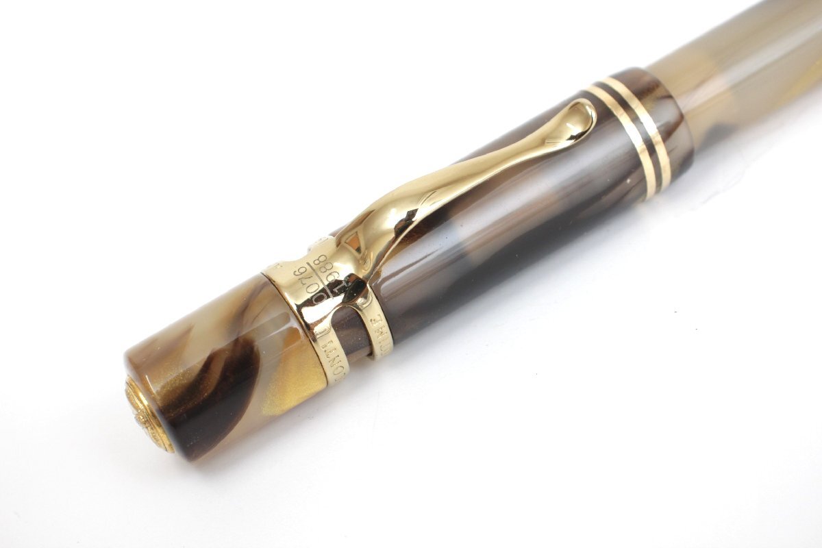 1S190☆ ヴィスコンティ VISCONTI ☆ 万年筆 RAGTIME ラグタイム 創立20周年 ペン先14K 美品【ニューポーン】_画像3