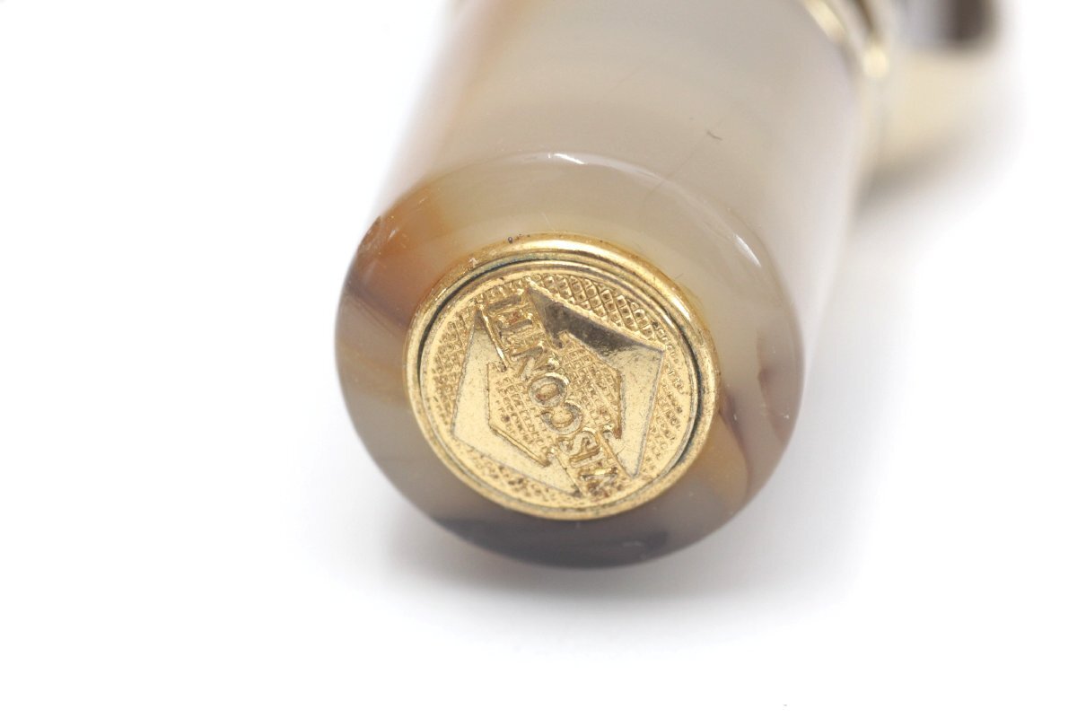 1S190☆ ヴィスコンティ VISCONTI ☆ 万年筆 RAGTIME ラグタイム 創立20周年 ペン先14K 美品【ニューポーン】_画像4