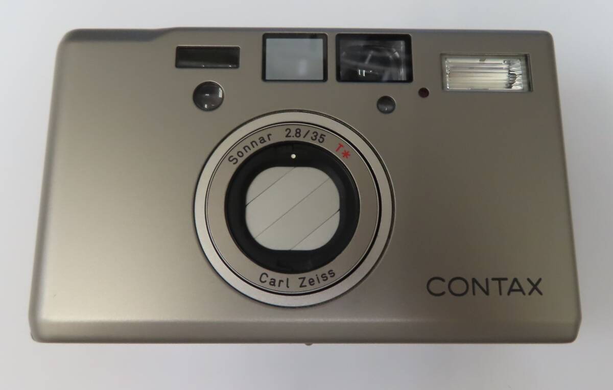 #90799 美品 CONTAX コンタックス T3 ダブルティース Carl Zeiss Sonnar F2.8 35mm T* コンパクトフィルムカメラ_画像2