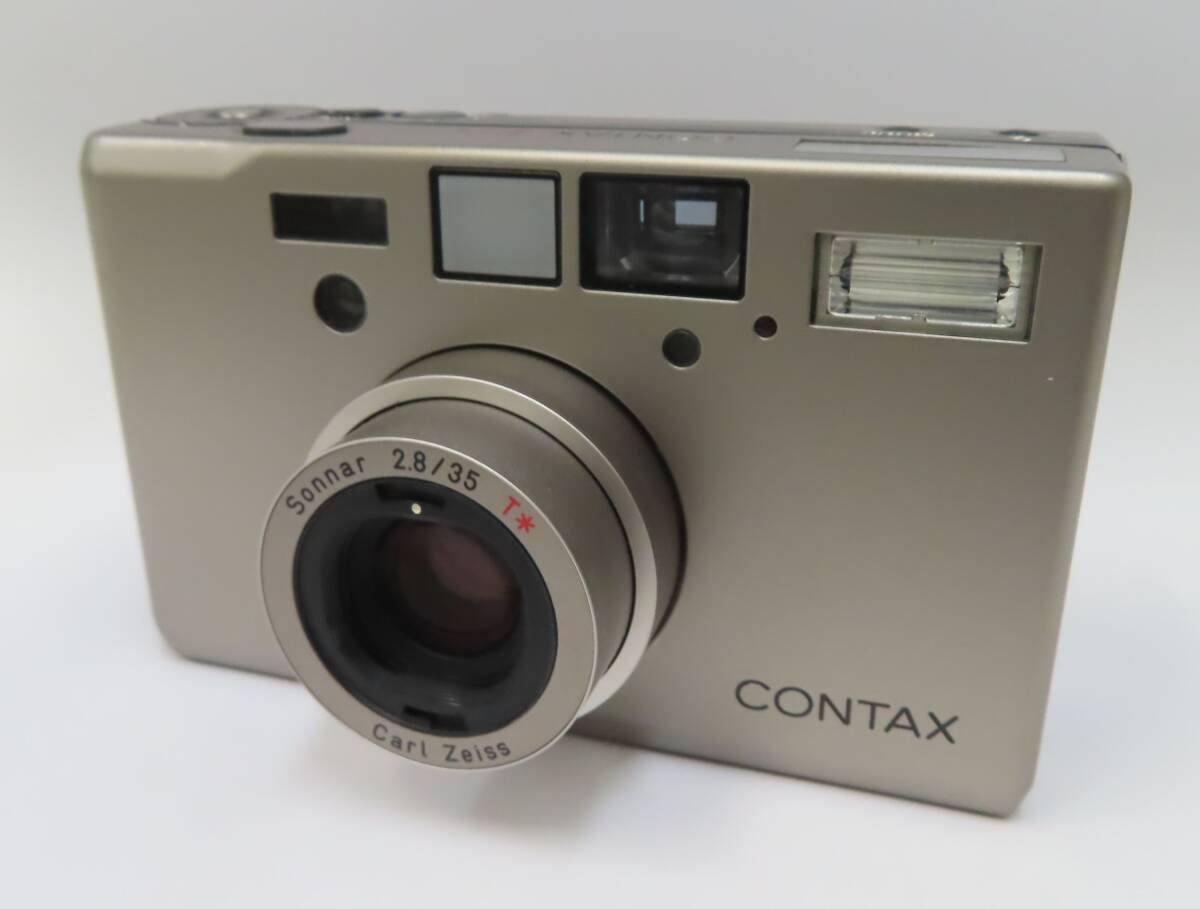 #90799 美品 CONTAX コンタックス T3 ダブルティース Carl Zeiss Sonnar F2.8 35mm T* コンパクトフィルムカメラ_画像1