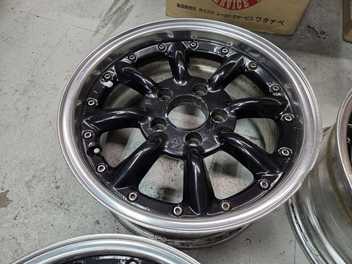 SSR　当時物　ワタナベホイール　ＲＳ８　6.5Ｊ　７Ｊ　１５インチ　114.3　5穴_画像5
