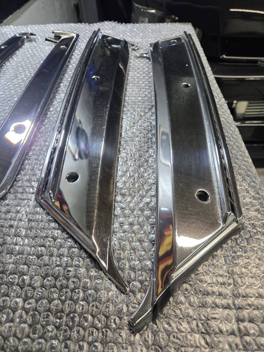 Y30 WY30 VY30 セドリック グロリア バン ワゴン リアクオーター メッキピラー 純正品_画像4