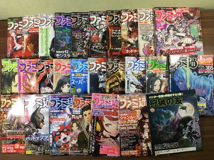雑誌まとめ【週刊ファミ通 2015年7月～12月 No.1385～1411】◆26冊+1冊セット 不揃い ファミコン通信 アスキー ゲーム雑誌_画像1